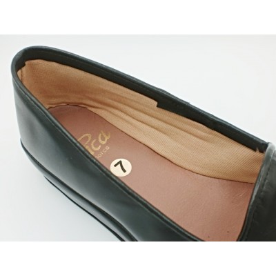 Zapatillas de casa cerrada para mujer piel cuña Ponca 515 Negro Zapatillas de casa cerrada para mujer piel cuña Ponca 515 Negro