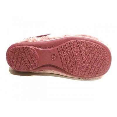 Zapatillas mujer para casa Muro Terciopelo Liso Vino Zapatillas mujer para casa Muro Terciopelo Liso Vino