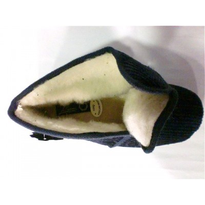Zapatillas para casa abotinadas pana forro lana La Cadena 65703 Gris Zapatillas para casa abotinadas pana forro lana La Cadena 65703 Gris