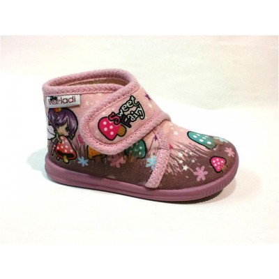Zapatillas de casa abotinadas velcro VulLadi 3112 Sweet Rosa Zapatillas de casa abotinadas velcro VulLadi 3112 Sweet Rosa