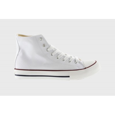Zapatillas lona botin basket VICTORIA 6500 Blanco