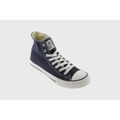Zapatillas lona botin basket VICTORIA 6500 Marino