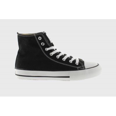 Zapatillas lona botin basket VICTORIA 6500 Negro Zapatillas lona botin basket VICTORIA 6500 Negro
