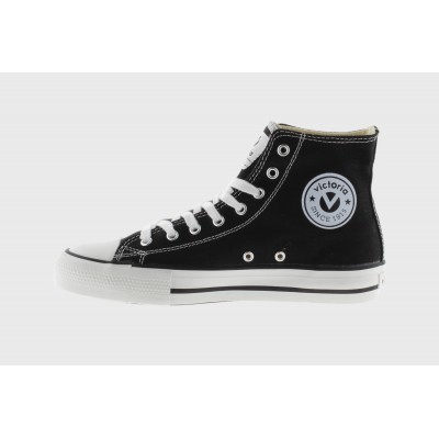 Zapatillas lona botin basket VICTORIA 6500 Negro Zapatillas lona botin basket VICTORIA 6500 Negro