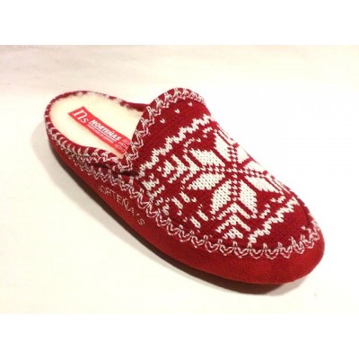 Zapatillas Norteñas descalza punto forro lana