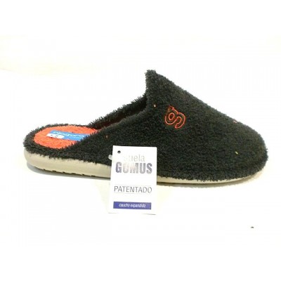 Zapatillas algodon Niagara Gomus Silenciosas Antracita Zapatillas algodon Niagara Gomus Silenciosas Antracita
