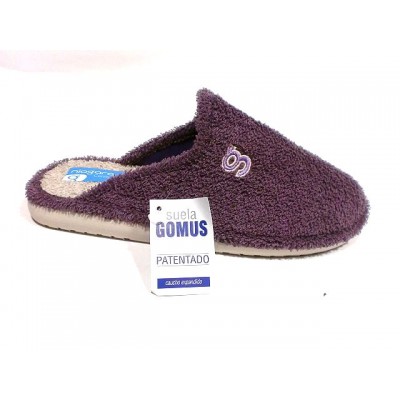 Zapatillas algodon Niagara Gomus Silenciosas Berenjena Zapatillas algodon Niagara Gomus Silenciosas Berenjena