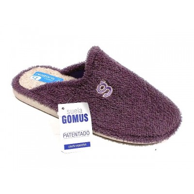 Zapatillas algodon Niagara Gomus Silenciosas Berenjena Zapatillas algodon Niagara Gomus Silenciosas Berenjena