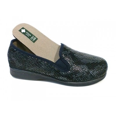 Zapatos / Zapatillas Ancho Especial animal print Campello Elasticos Marino Zapatos / Zapatillas Ancho Especial animal print Campello Elasticos Marino