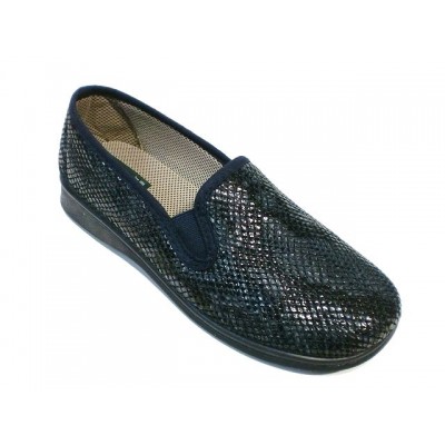 Zapatos / Zapatillas Ancho Especial animal print Campello Elasticos Marino Zapatos / Zapatillas Ancho Especial animal print Campello Elasticos Marino