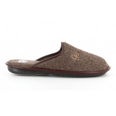 Zapatillas hombre toalla algodón Biorelax Bicolor Marron Zapatillas hombre toalla algodón Biorelax Bicolor Marron