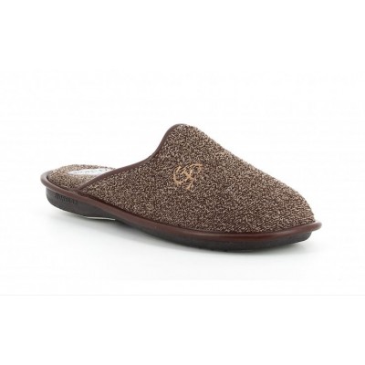 Zapatillas hombre toalla algodón Biorelax Bicolor Marron Zapatillas hombre toalla algodón Biorelax Bicolor Marron