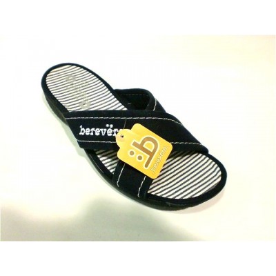 Zapatillas para casa Berevere tela Cruzada Marino Zapatillas para casa Berevere tela Cruzada Marino