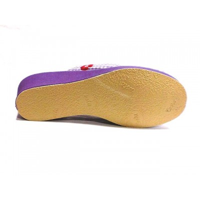 Zapatillas para casa con cuña Costa Descalza Tela Algodon puntera abierta Made in Green Zapatillas para casa con cuña Costa Descalza Tela Algodon puntera abierta Made in Green