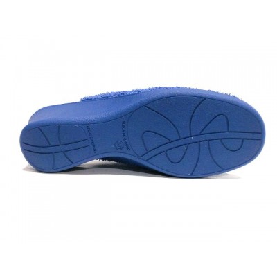 Zapatillas de casa con cuña para mujer J´Ortega Tiras Cruzadas Rizo Azulon Zapatillas de casa con cuña para mujer J´Ortega Tiras Cruzadas Rizo Azulon