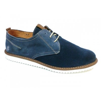 Zapato caballero cordon ante Explorer Team Azul Zapato caballero cordon ante Explorer Team Azul