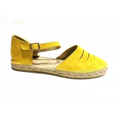 Alpargatas de esparto plana pulsera Pasfor Amarillo Mostaza Alpargatas de esparto plana pulsera Pasfor Amarillo Mostaza