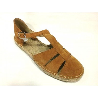Sandalias de esparto piel Pasfor Tostado Sandalias de esparto piel Pasfor Tostado