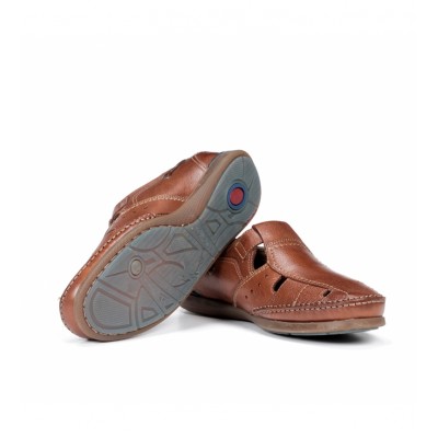 Sandalias de piel con Velcro Fluchos Mariner
