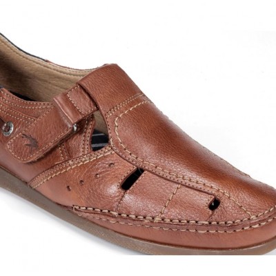Sandalias de piel con Velcro Fluchos Mariner