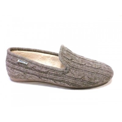 Zapatillas casa punto forro pelo Muro Arena