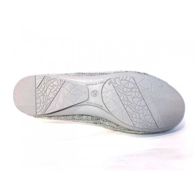 Zapatillas casa punto forro pelo Muro Gris