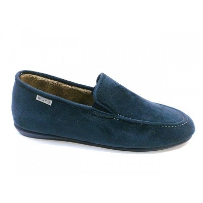 Zapatillas antelina tipo kiova plantilla extraible Muro Marino Zapatillas antelina tipo kiova plantilla extraible Muro Marino