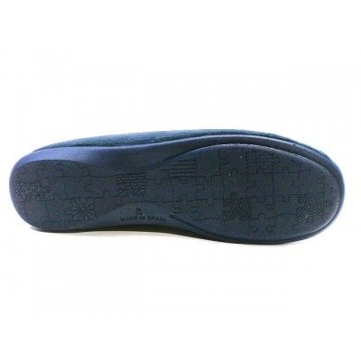 Zapatillas antelina tipo kiova plantilla extraible Muro Marino Zapatillas antelina tipo kiova plantilla extraible Muro Marino