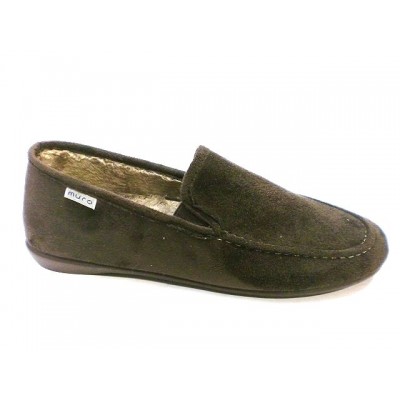 Zapatillas antelina tipo kiova plantilla extraible Muro Marron Zapatillas antelina tipo kiova plantilla extraible Muro Marron
