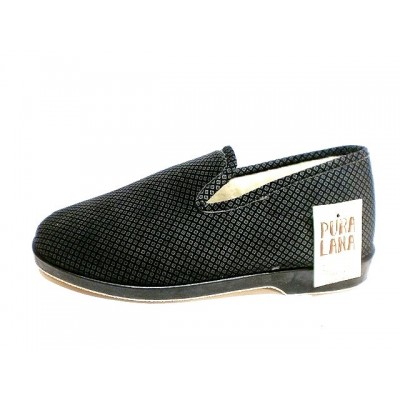 Zapatillas paño suave Subiran Pura Lana Cuadradillos Gris Zapatillas paño suave Subiran Pura Lana Cuadradillos Gris