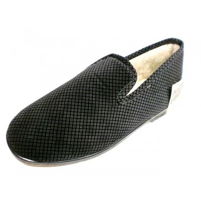 Zapatillas paño suave Subiran Pura Lana Cuadradillos Zapatillas paño suave Subiran Pura Lana Cuadradillos