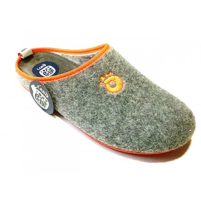 Zapatillas de casa paño plantilla extraible Laro Gris Zapatillas de casa paño plantilla extraible Laro Gris