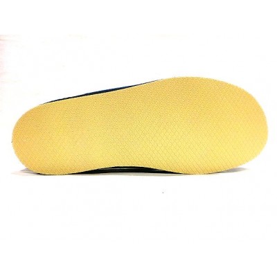 Zapatillas para casa abotinada paño pura lana La Cadena con velcro Azul piso goma antideslizante Zapatillas para casa abotinada paño pura lana La Cadena con velcro Azul piso goma antideslizante