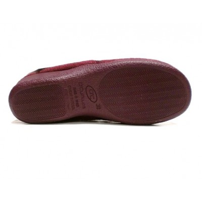 Zapatillas de casa abotinada forro pura lana Doctor Cutillas Cremallera Burdeos Zapatillas de casa abotinada forro pura lana Doctor Cutillas Cremallera Burdeos