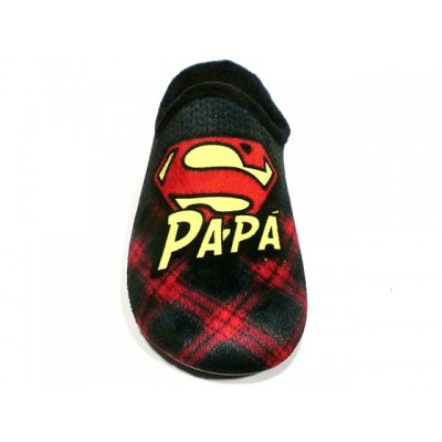 Zapatillas de casa divertidas CM Confort Super Papa Zapatillas de casa divertidas CM Confort Super Papa