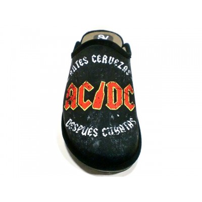 Zapatillas para casa comodas Salvi AC/DC - Antes Cervezas/Despues Cubatas