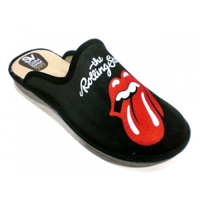 Zapatillas para casa comodas Salvi Rolling Stones Zapatillas para casa comodas Salvi Rolling Stones