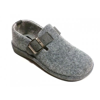 Zapatillas para casa comodas Salvi Cerrada Hebilla Gris Zapatillas para casa comodas Salvi Cerrada Hebilla Gris