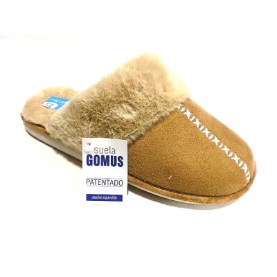 Zapatillas de casa Niágara Piso Gomus Antelina Cuero Zapatillas de casa Niágara Piso Gomus Antelina Cuero