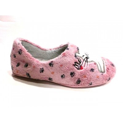 Zapatillas de casa mujer cerrada VulLadi Gatito Rosa Zapatillas de casa mujer cerrada VulLadi Gatito Rosa