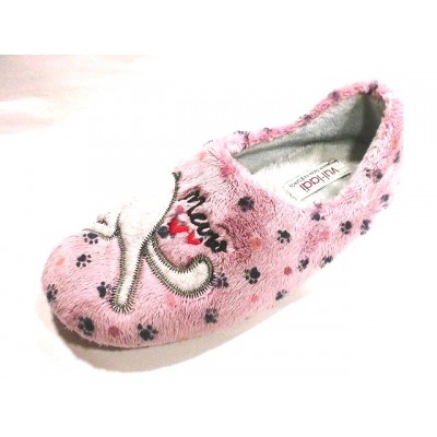 Zapatillas de casa mujer cerrada VulLadi Gatito Rosa Zapatillas de casa mujer cerrada VulLadi Gatito Rosa