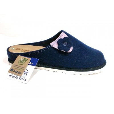 Zapatillas para casa paño reciclado Inblu Eco Friends Flor Azul Zapatillas para casa paño reciclado Inblu Eco Friends Flor Azul