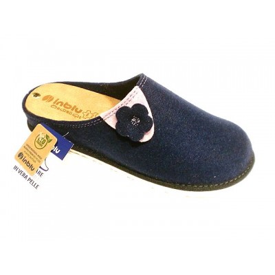 Zapatillas para casa paño reciclado Inblu Eco Friends Flor Azul Zapatillas para casa paño reciclado Inblu Eco Friends Flor Azul