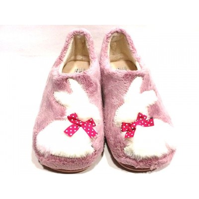 Zapatillas de casa mujer cerrada VulLadi Conejito Rosa Zapatillas de casa mujer cerrada VulLadi Conejito Rosa
