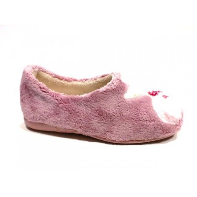 Zapatillas de casa mujer cerrada VulLadi Conejito Rosa Zapatillas de casa mujer cerrada VulLadi Conejito Rosa
