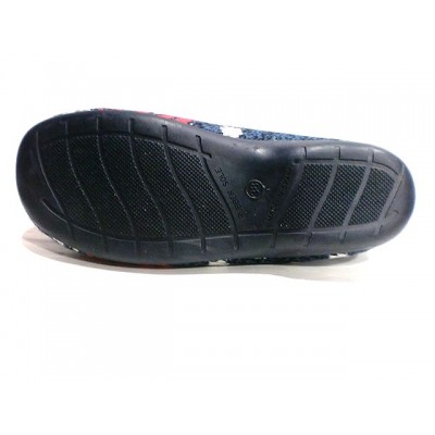 Zapatillas para casa CM Confort Pico de punto con forro de lana Marino Zapatillas para casa CM Confort Pico de punto con forro de lana Marino