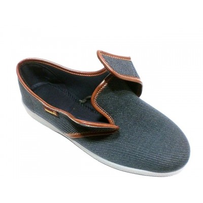 Zapatillas para casa/calle de licra con velcro Rodevil Denin Zapatillas para casa/calle de licra con velcro Rodevil Denin
