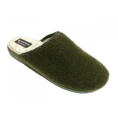 Zapatillas de casa Paño Pirineo Victoria Kaki