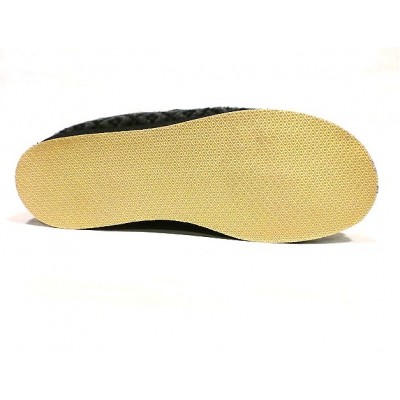 Zapatillas abotinadas Velcro Forro lana La Cadena Rombos Gris