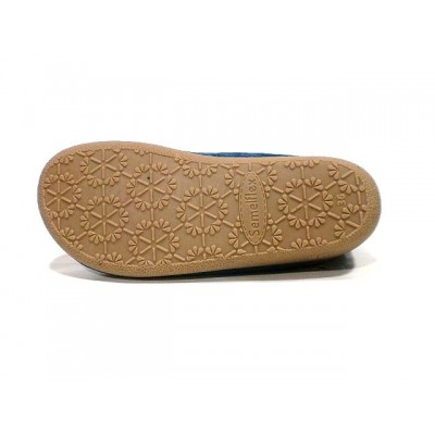 Zapatillas de pana fina La Cadena forro de pelo Azulon Zapatillas de pana fina La Cadena forro de pelo Azulon